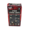 Ξύλινη αράχνη Halloween String Lights 8 Pack